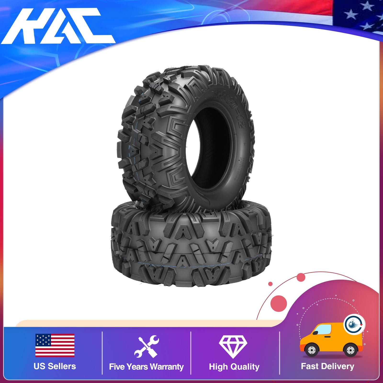 26x10x12 26/10-12 26 10 12 ATV Tires 6 PR Z-199 Pattern for ATV 26x10-12