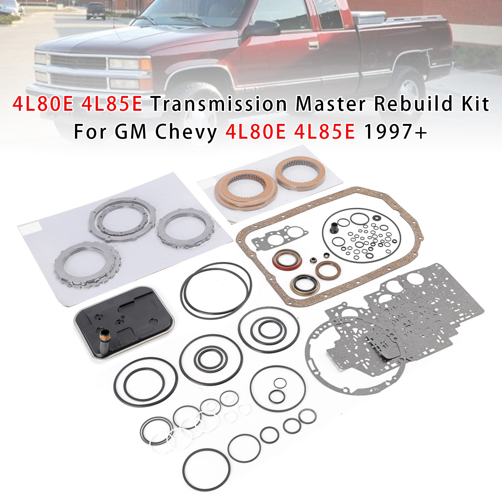 4L80E 4L85E Transmission Master Rebuild Kit For GM Chevy 4L80E 4L85E 1997+