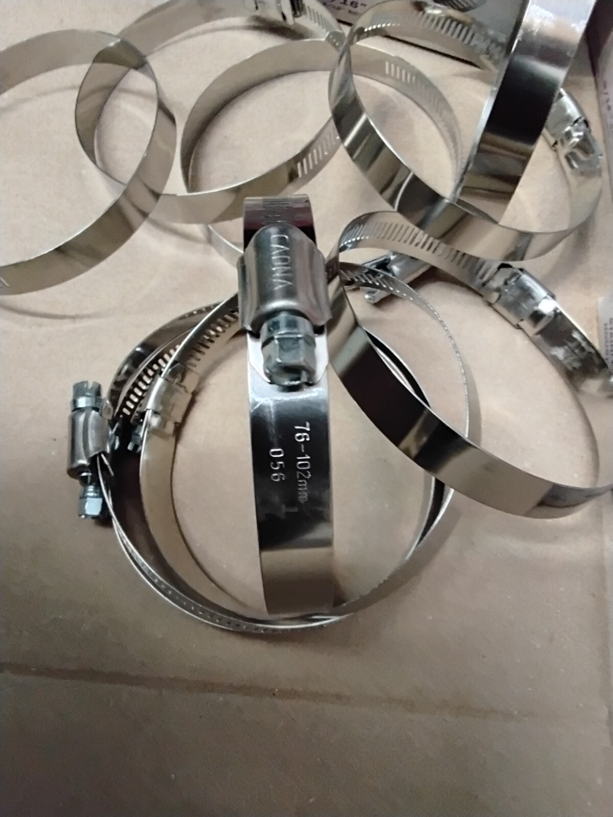 100 pcs ArmorMark Hose Clamps, Abrazaderas Size 56 (4 100 pcs ArmorMark Hose Clamps, Abrazaderas Size 56 (4