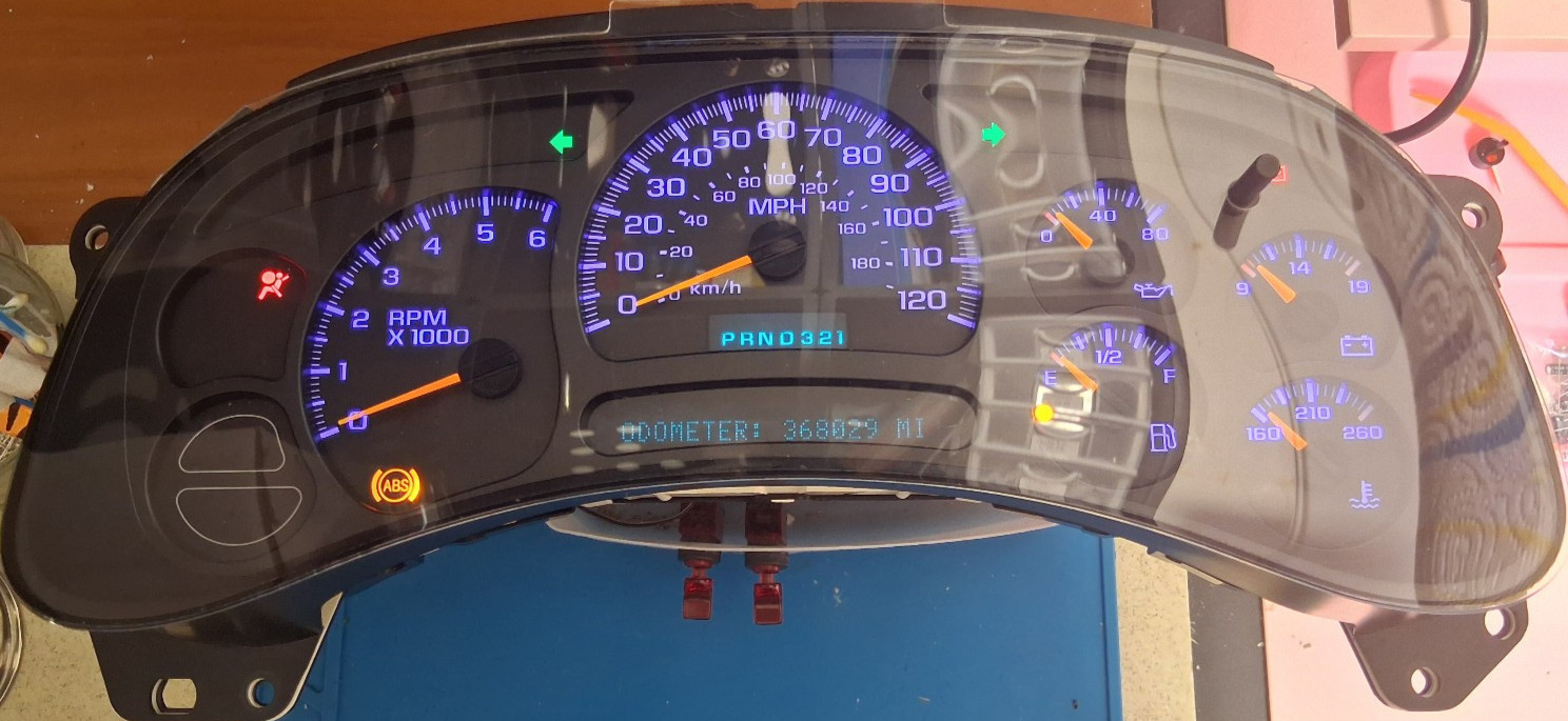✅ 03-06 Silverado Sierra Tahoe Yukon Speedometer Instrument Cluster Blue ✅ 03-06 Silverado Sierra Tahoe Yukon Speedometer Instrument Cluster Blue