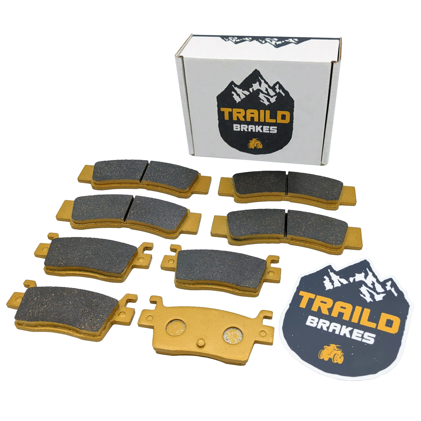 Kawasaki KRX/KRX4 1000 2020-2026 Extra Thick Ceramic Brake Pad Set Front & Rear