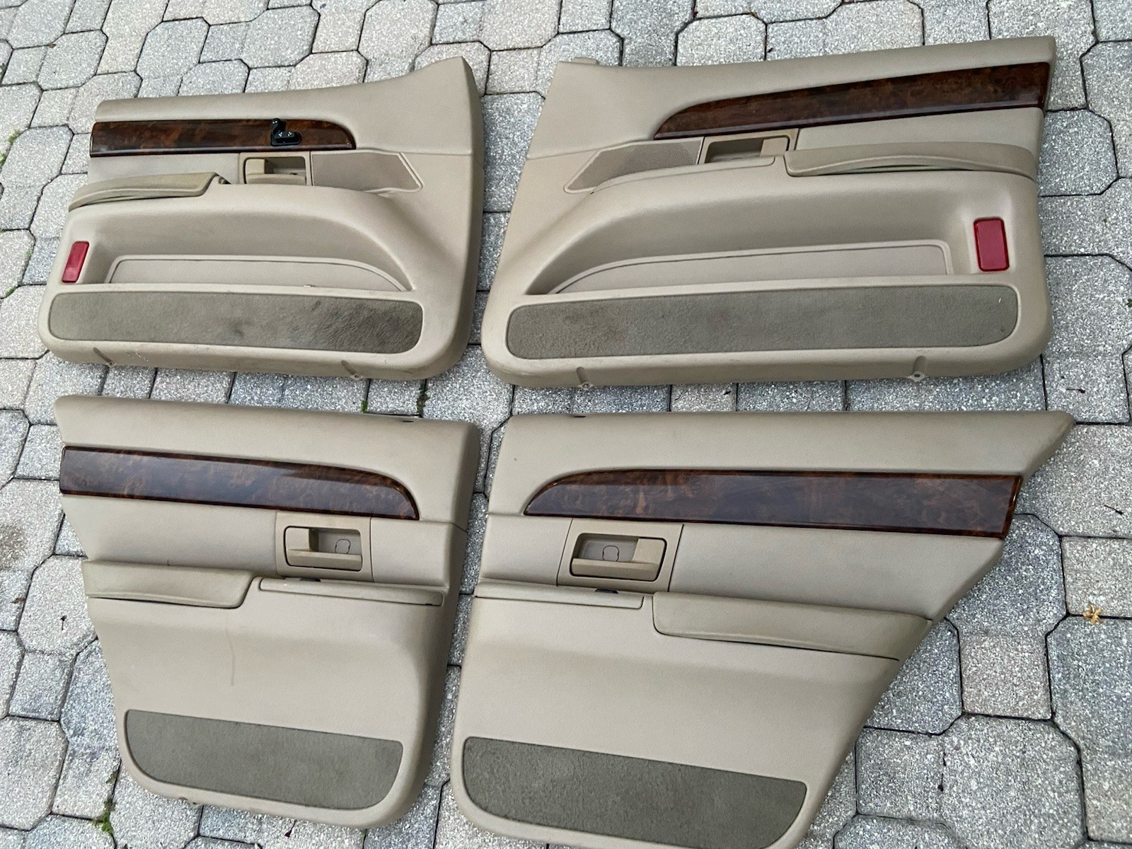2003-2008 Mercury Grand Marquis Set of 4 Door Panels Beige # 3 2003-2008 Mercury Grand Marquis Set of 4 Door Panels Beige # 3