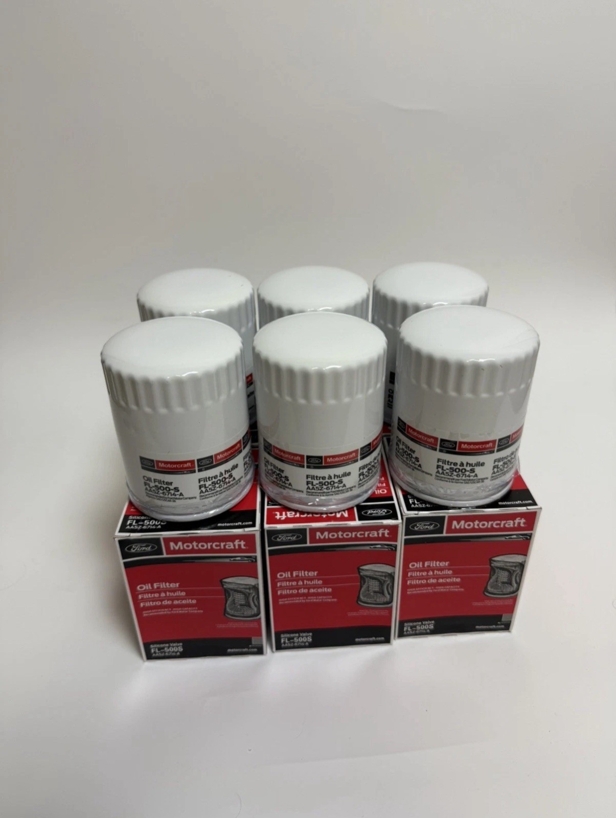 6 NEW Motorcraft FL500S Engine Oil Filter FL-500-S FAST 6 NEW Motorcraft FL500S Engine Oil Filter FL-500-S FAST
