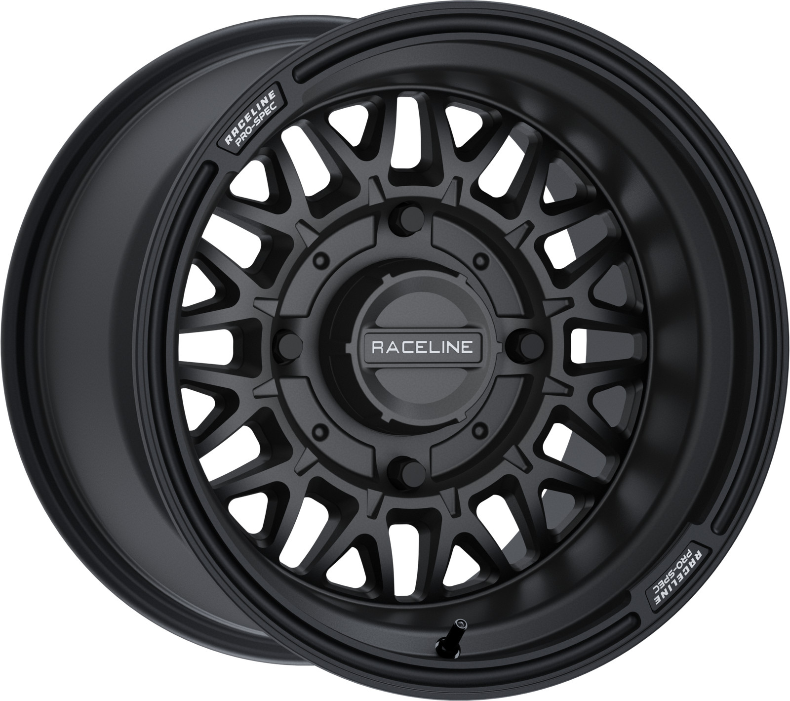 RACELINE - Omega Wheel 15x10 4/137 5+5 (0mm) Satin Black | A13B-51037-00 RACELINE - Omega Wheel 15x10 4/137 5+5 (0mm) Satin Black | A13B-51037-00