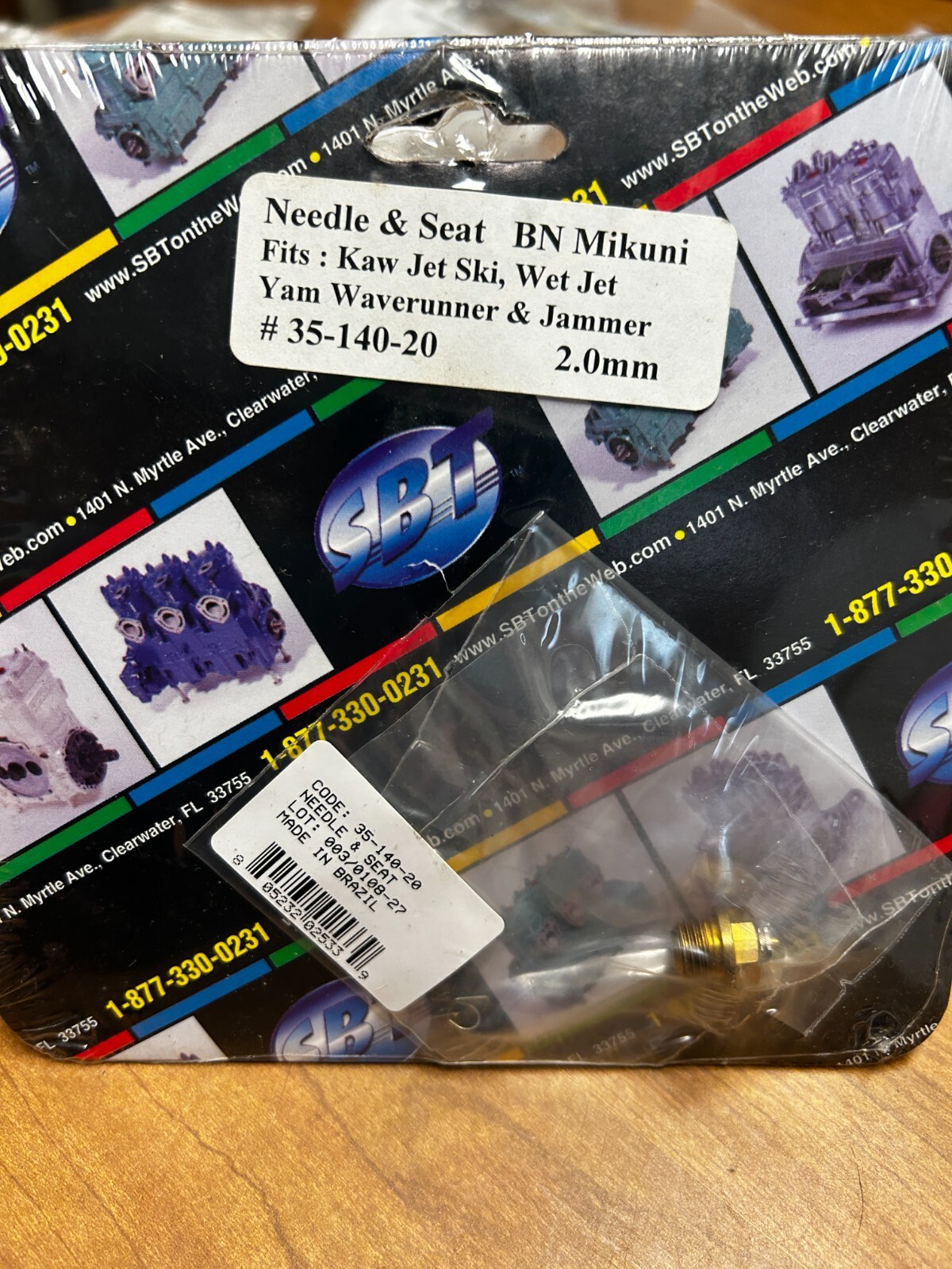 NOS SBT Bombardier Seadoo Yamaha Kawasaki Needle and Seat 2.0mm P/N 35-140-20 NOS SBT Bombardier Seadoo Yamaha Kawasaki Needle and Seat 2.0mm P/N 35-140-20