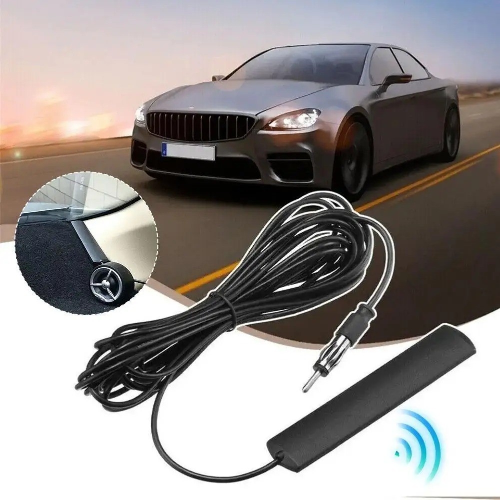 Car Interior Hidden Amplified Antenna Electronic Stereo AM/FM Radio Universal Car Interior Hidden Amplified Antenna Electronic Stereo AM/FM Radio Universal