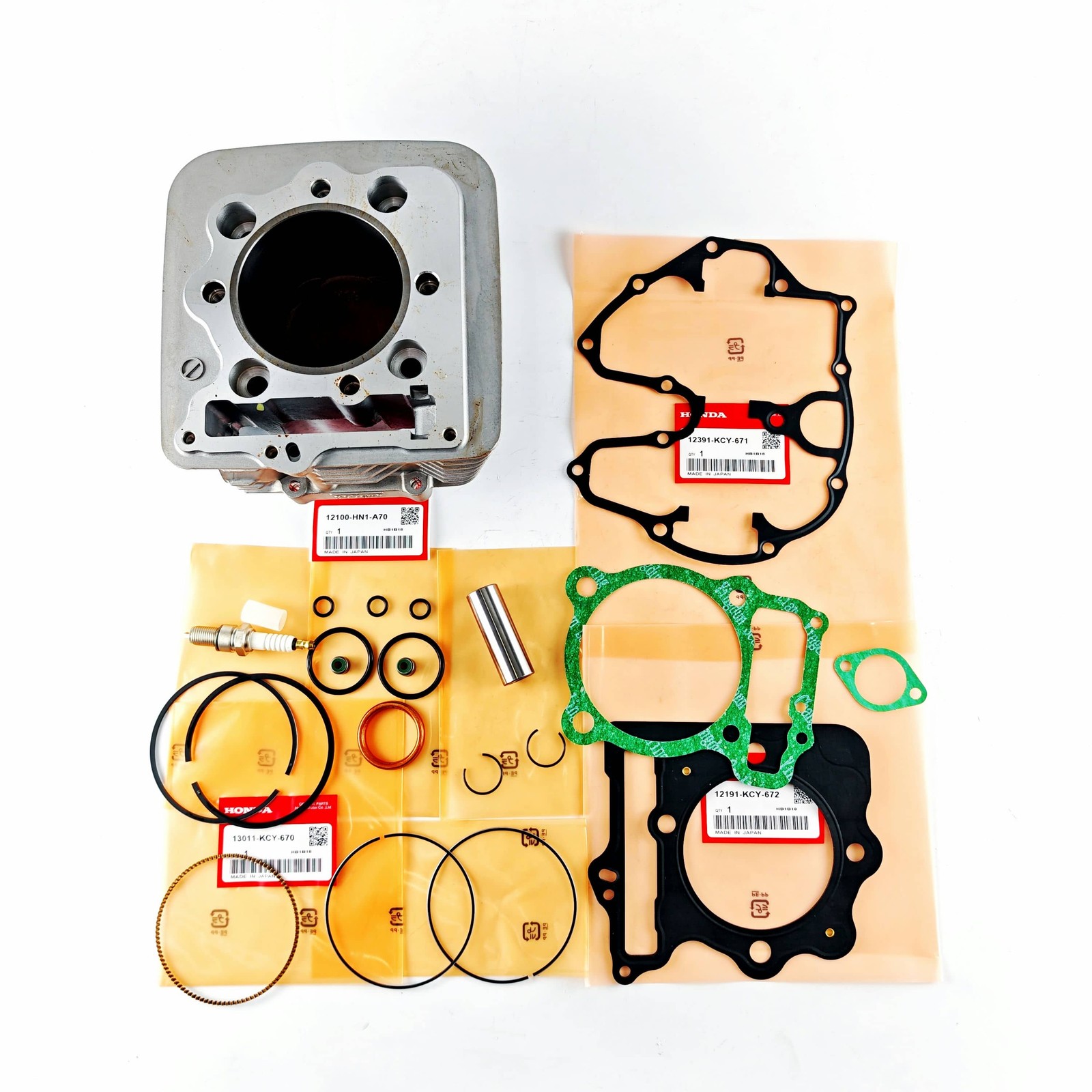 OEM Cylinder Piston Top End Rebuild Kit for Honda TRX400EX 1999-08 12100-HN1-A70