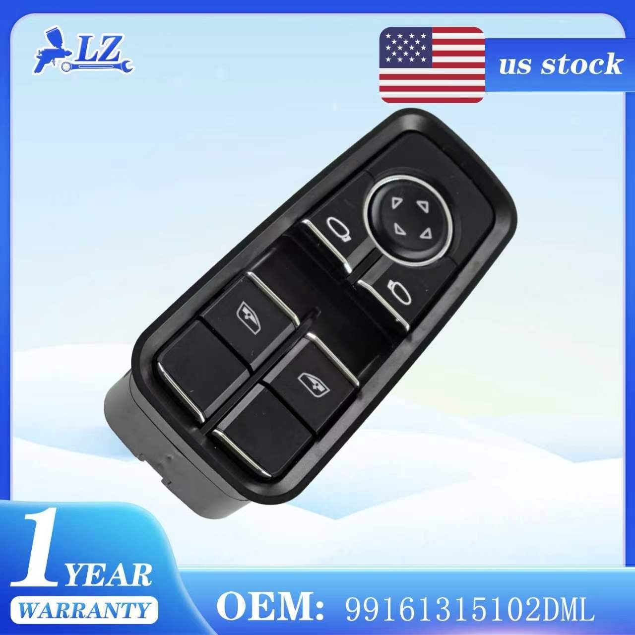 Driver Side Power Window Switch For Porsche Cayman 911 991 99161315502DML