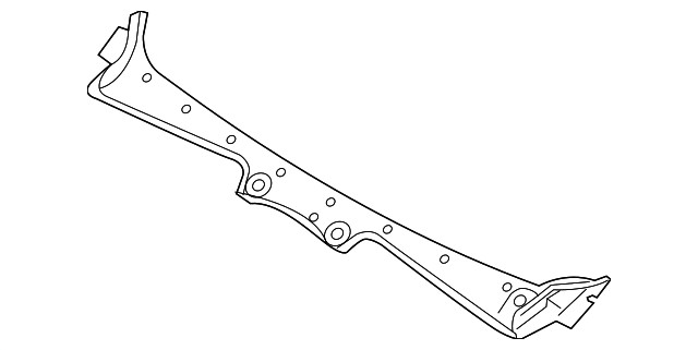 Genuine BMW Cowl Grille 51-71-7-008-922