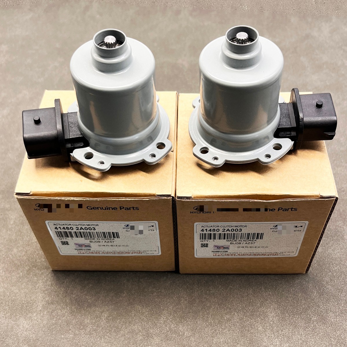 2PCS Transmission Clutch Actuator Motor For 12-17 Hyundai Veloster 41480-2A003
