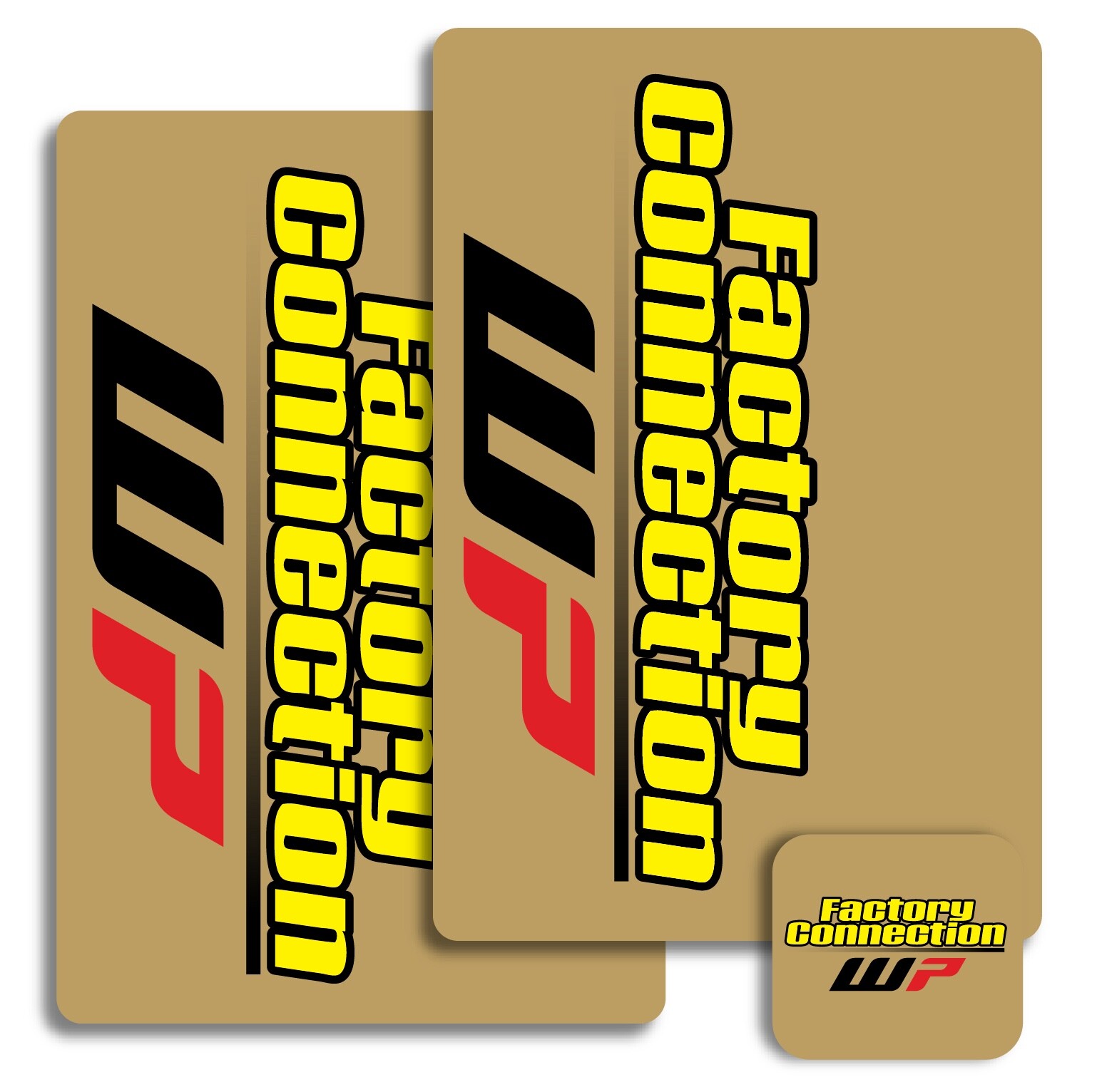 WP Fork Stickers FACTORY CONNECTION KTM Red Bull Cone Valve GasGas Husqvarna SXF