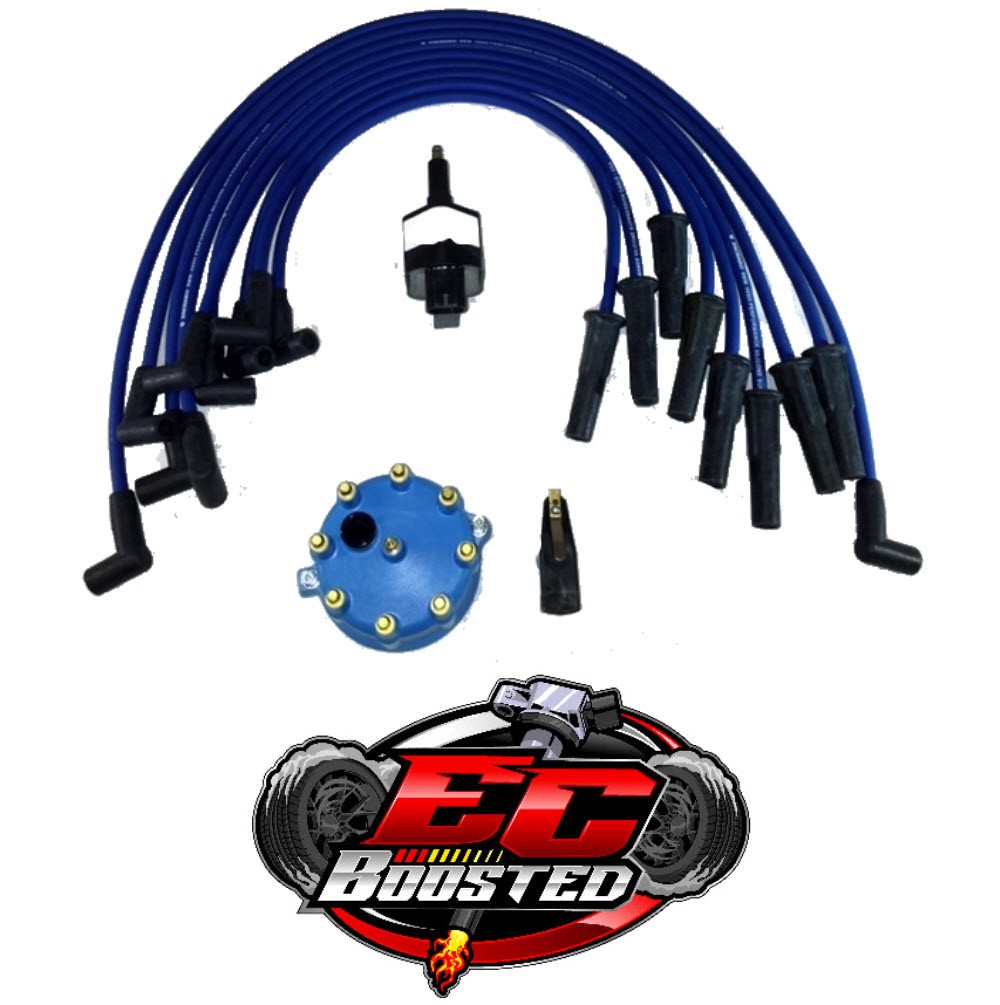 1992-1997 DODGE V8 TRUCK 45K IGNITION TUNE UP KIT BLUE 5.2L 5.9L ADD HP + TORQUE