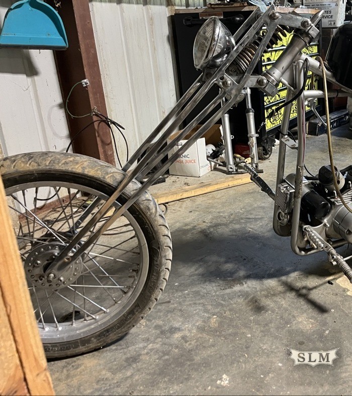 Vintage P&P Girder Front End Harley Chopper 6