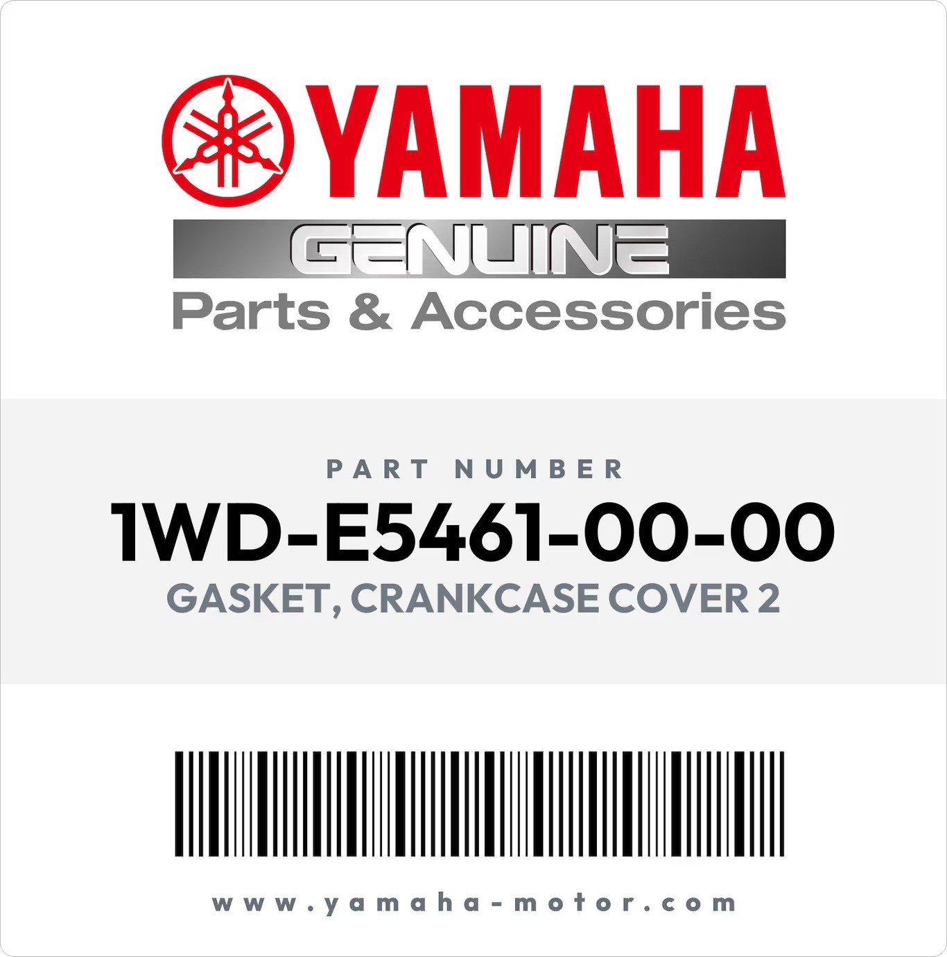 YAMAHA OEM PART 1WD-E5461-00-00 GASKET, CRANKCASE COVER 2 YAMAHA OEM PART 1WD-E5461-00-00 GASKET, CRANKCASE COVER 2