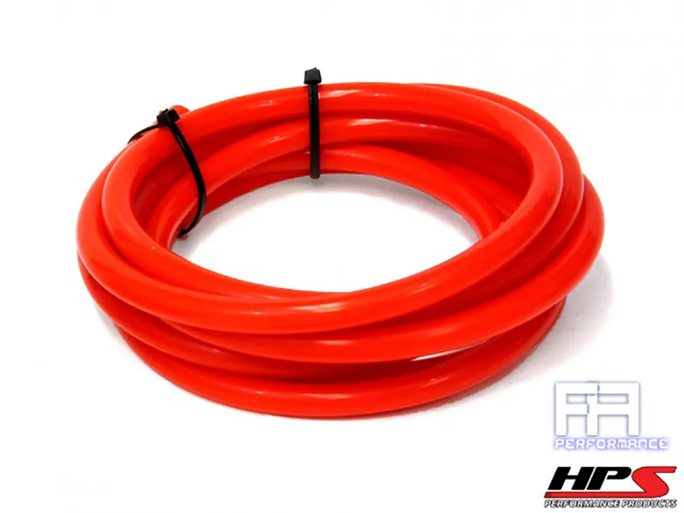 HPS 3.5mm ID Full Silicone Coolant Air Vacuum Hose Line Pipe Tube x 10 Feet Red
