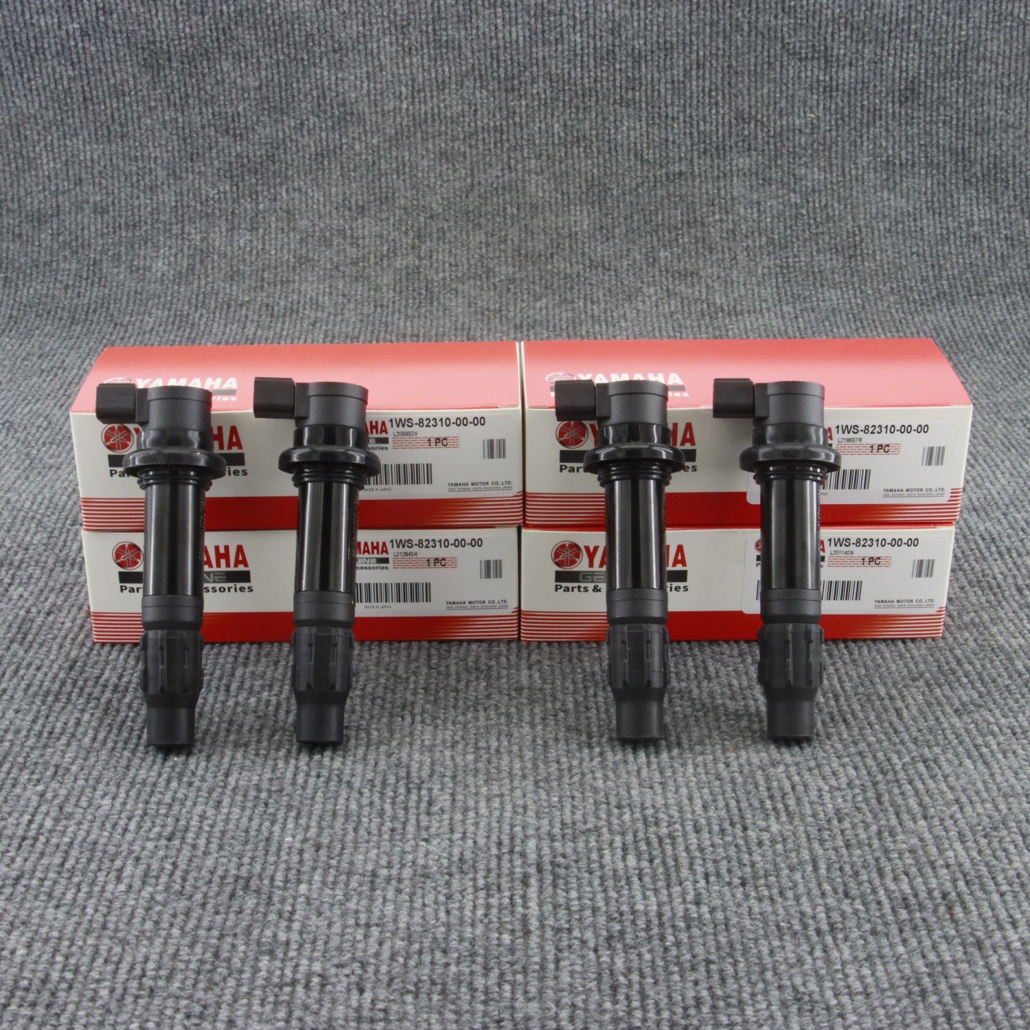 4PCS Yamaha Genuine Ignition Coil Assy - 1WS-82310-00-00