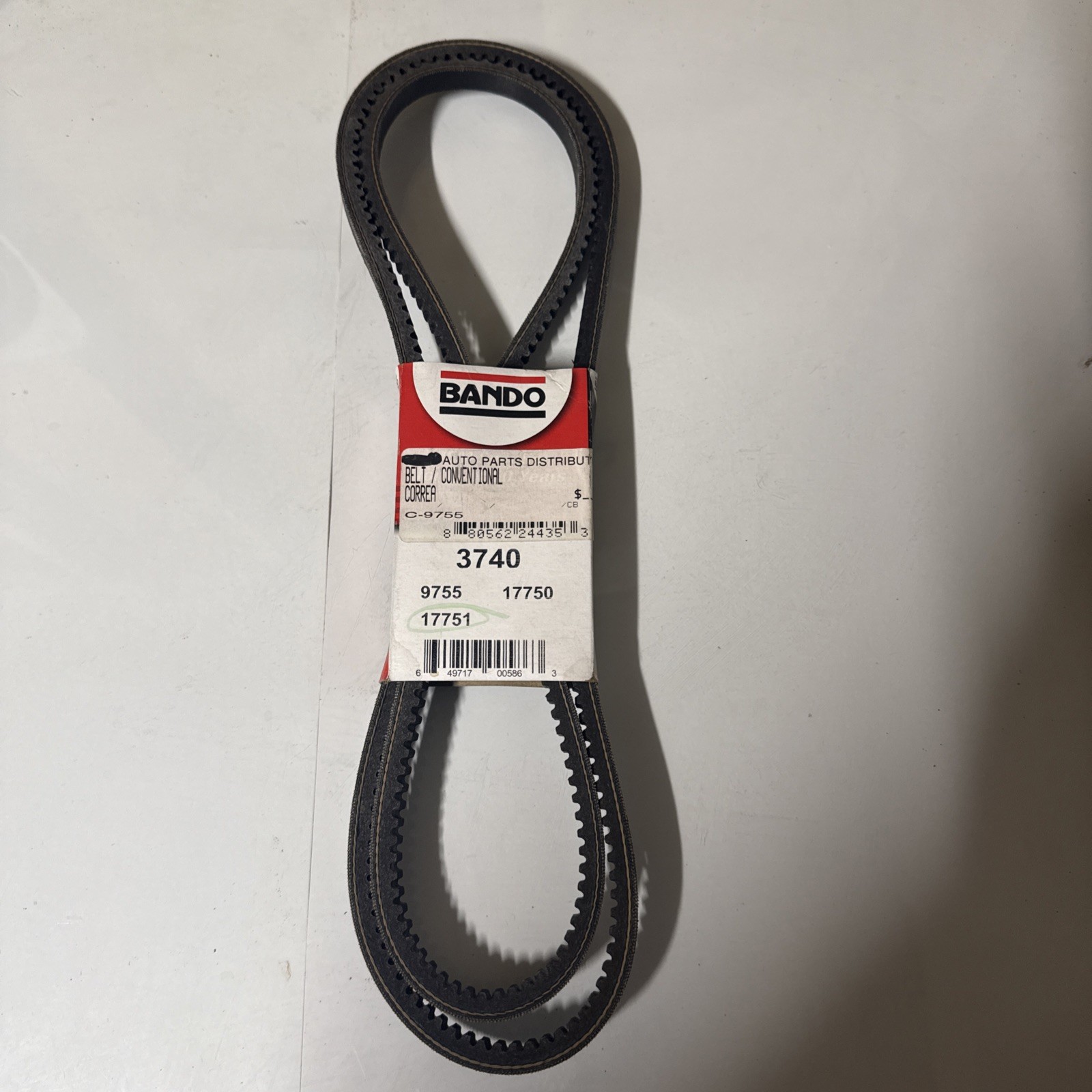 Bando  Cogged V Belt 3740 fits International Western Star GMC Brigadier