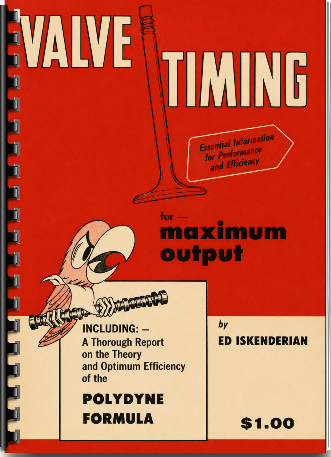 Vintage Valve Timing Camshaft Racing Engine Performance Manual Iskenderian 86p