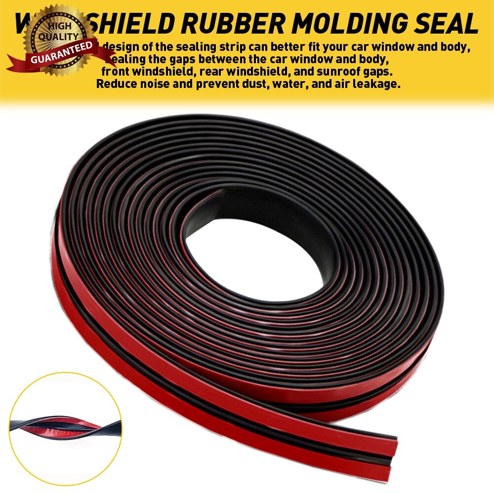 13FT Universal T-shaped Self Adhesive Car Door Rubber Seal Strip Weatherstrip