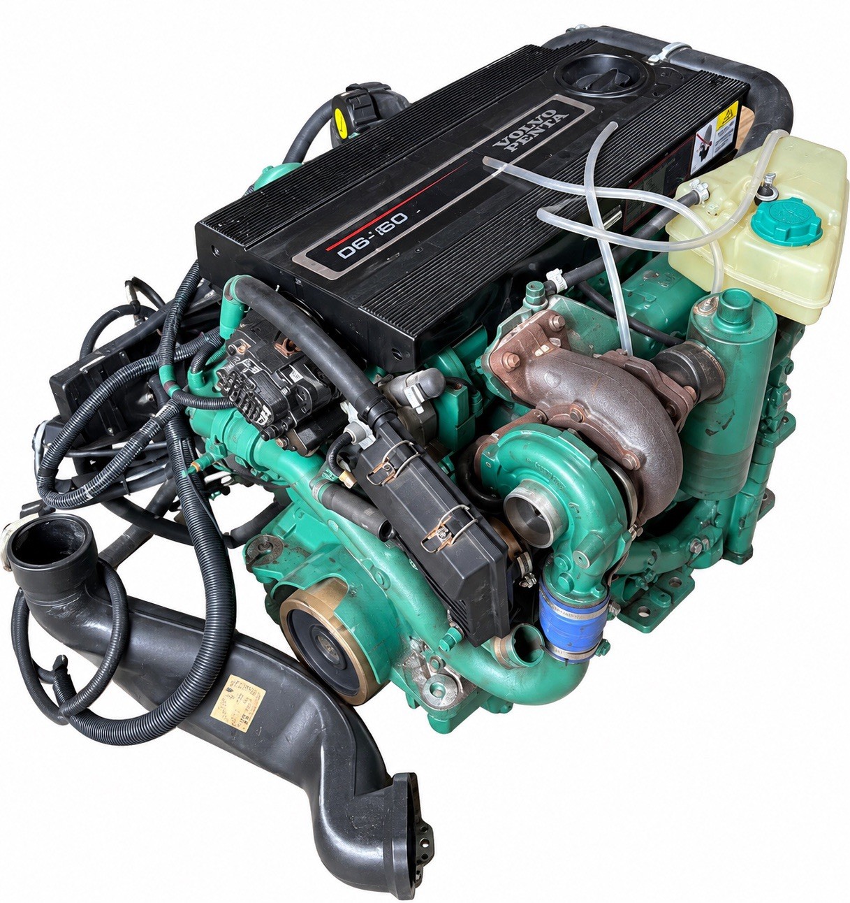 VOLVO PENTA D6-160 MARINE 890 HRS DIESEL ENGINE COMPLETE TURBO INBOARD MOTOR
