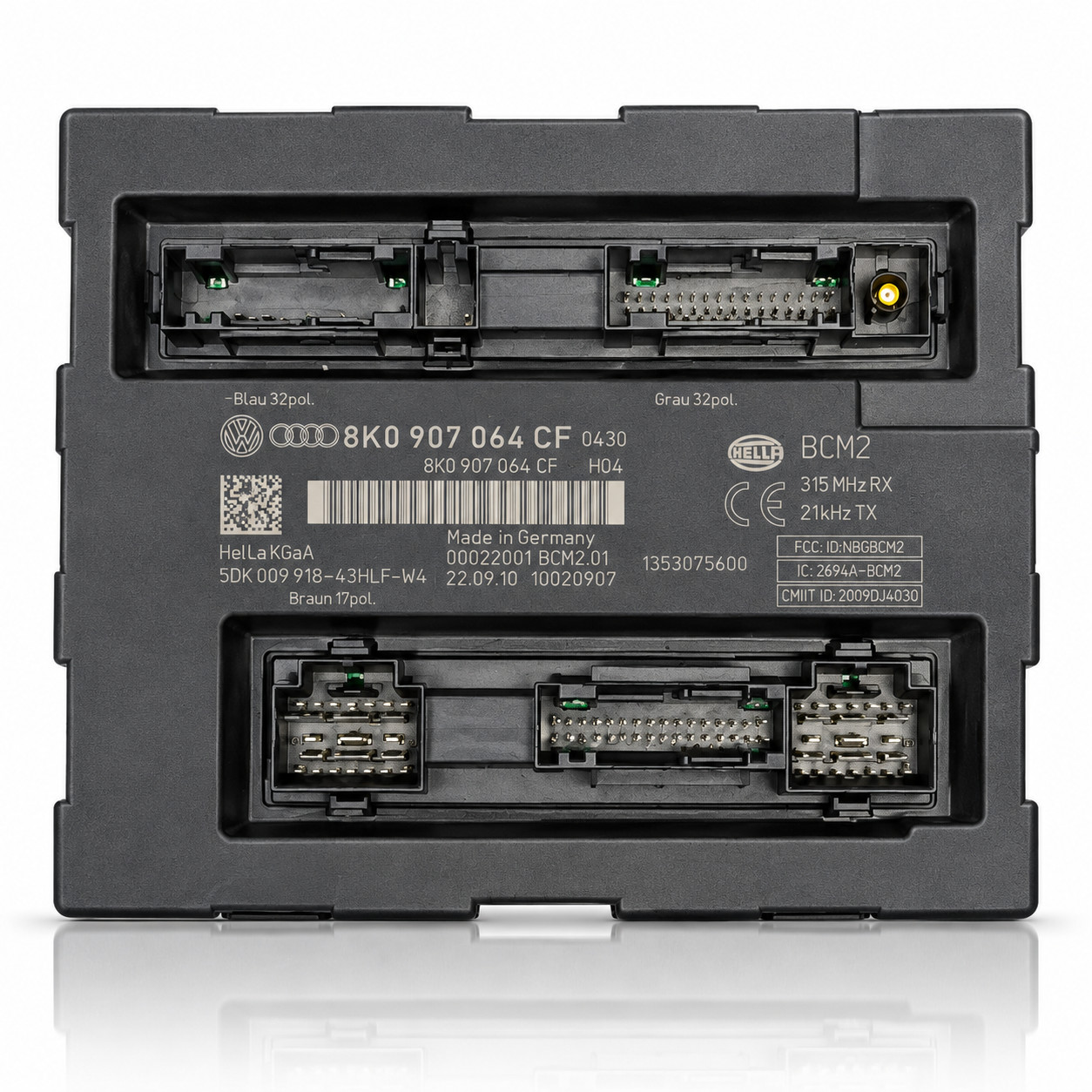 Audi A4 A5 Q5 S4 S5 BCM2 Comfort Body Control Module 8K0907064CF OEM NEW
