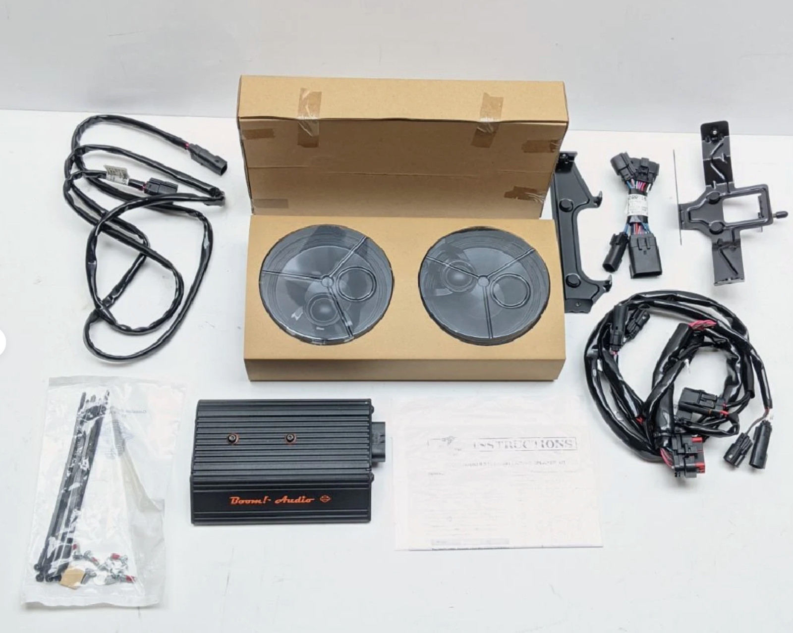 14-23 Harley-Davidson Touring Boom Audio Stage I 2-SPEAKER Bagger Kit 76000587A 14-23 Harley-Davidson Touring Boom Audio Stage I 2-SPEAKER Bagger Kit 76000587A