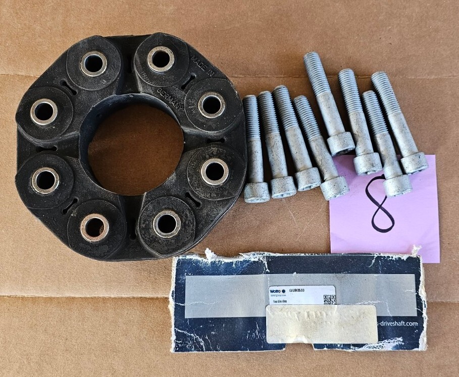 Genuine New Mercedes Driveshaft Coupler & Bolts C63 AMG E55 AMG S550 2404110115 Genuine New Mercedes Driveshaft Coupler & Bolts C63 AMG E55 AMG S550 2404110115