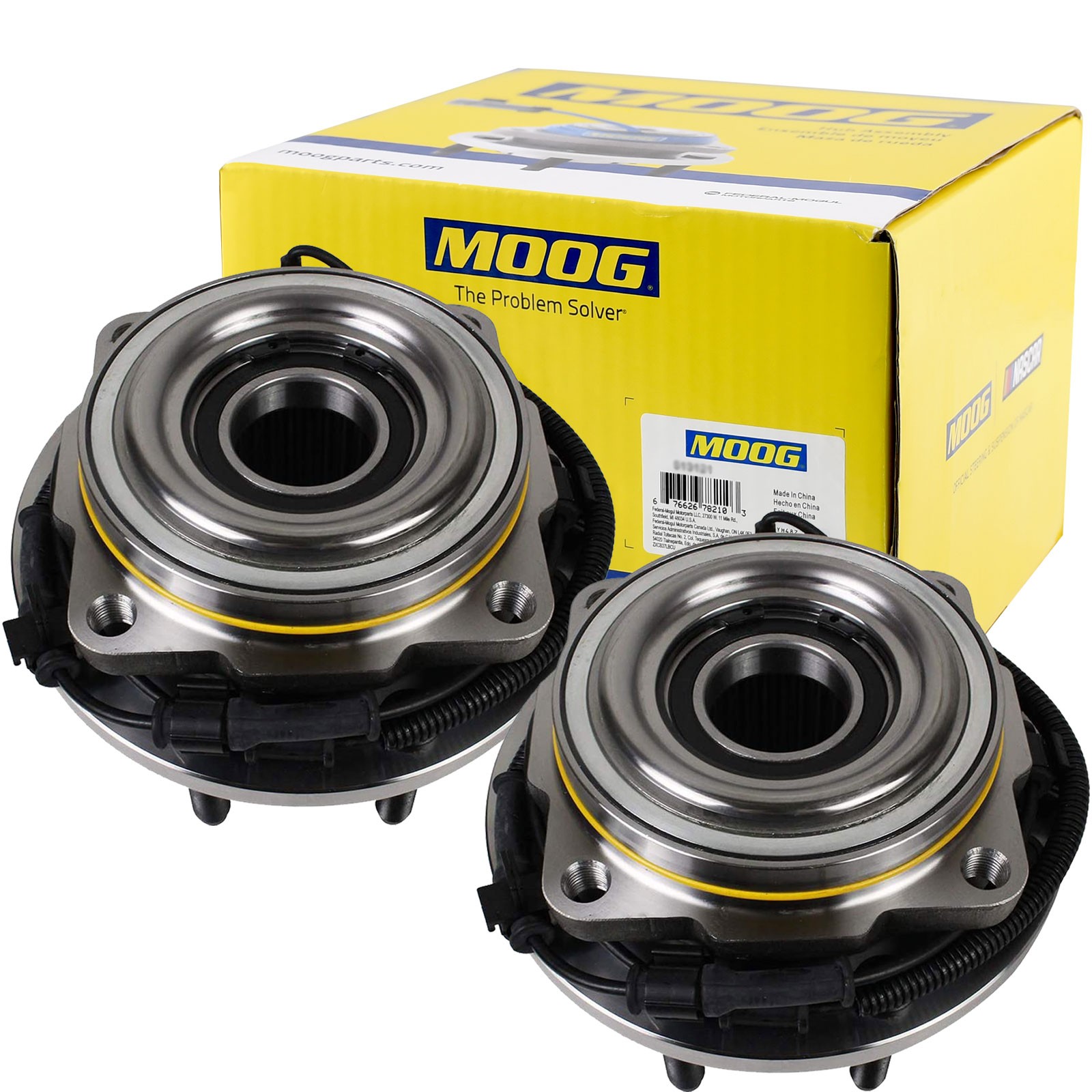 4WD SRW MOOG Front Wheel Bearing Hub Assembly For F-250 Super Duty 2011 - 2016 4WD SRW MOOG Front Wheel Bearing Hub Assembly For F-250 Super Duty 2011 - 2016