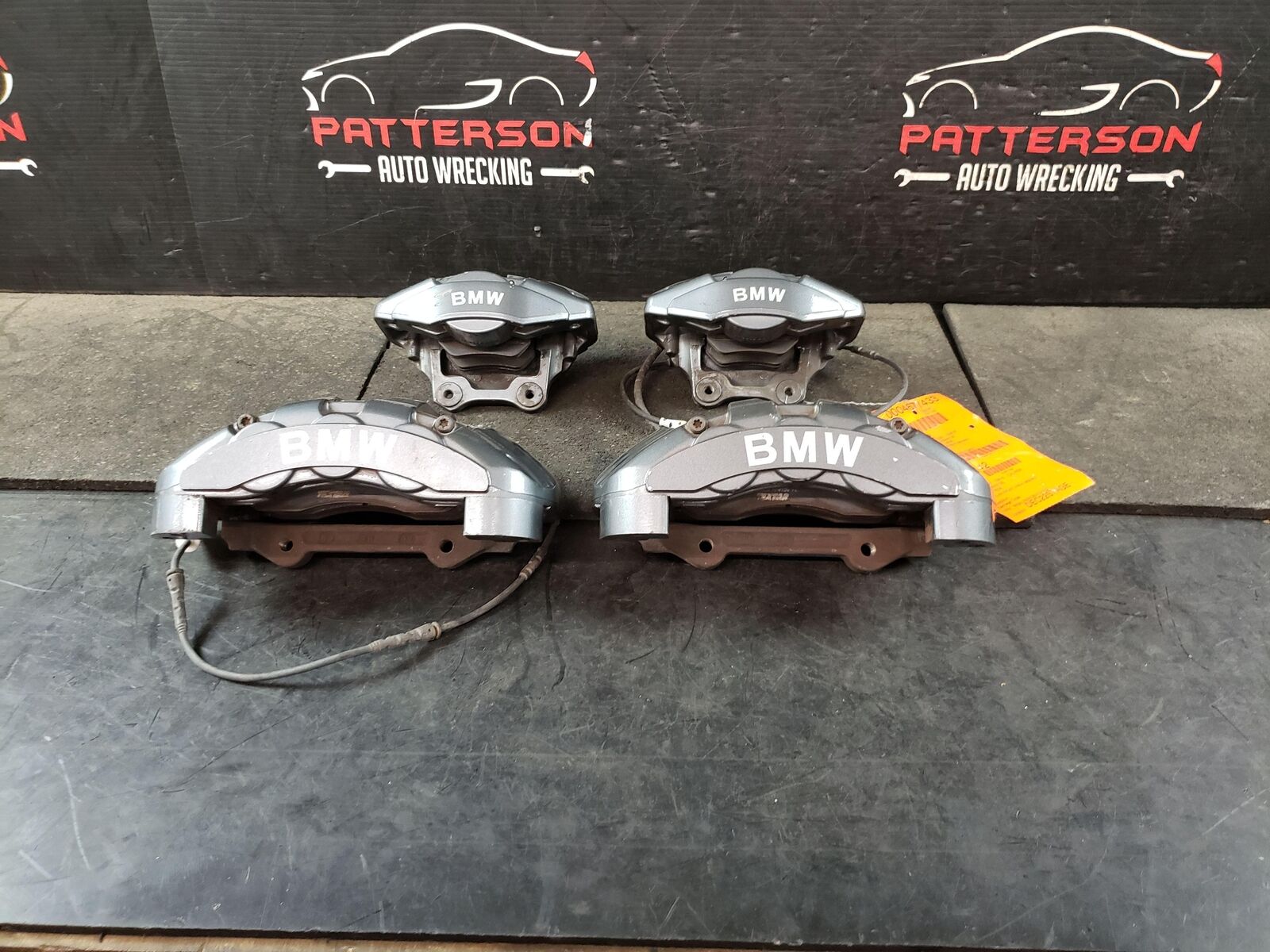 08-13 BMW 135I SET OF FRONT & REAR LEFT & RIGHT BREMBO BRAKE CALIPERS
