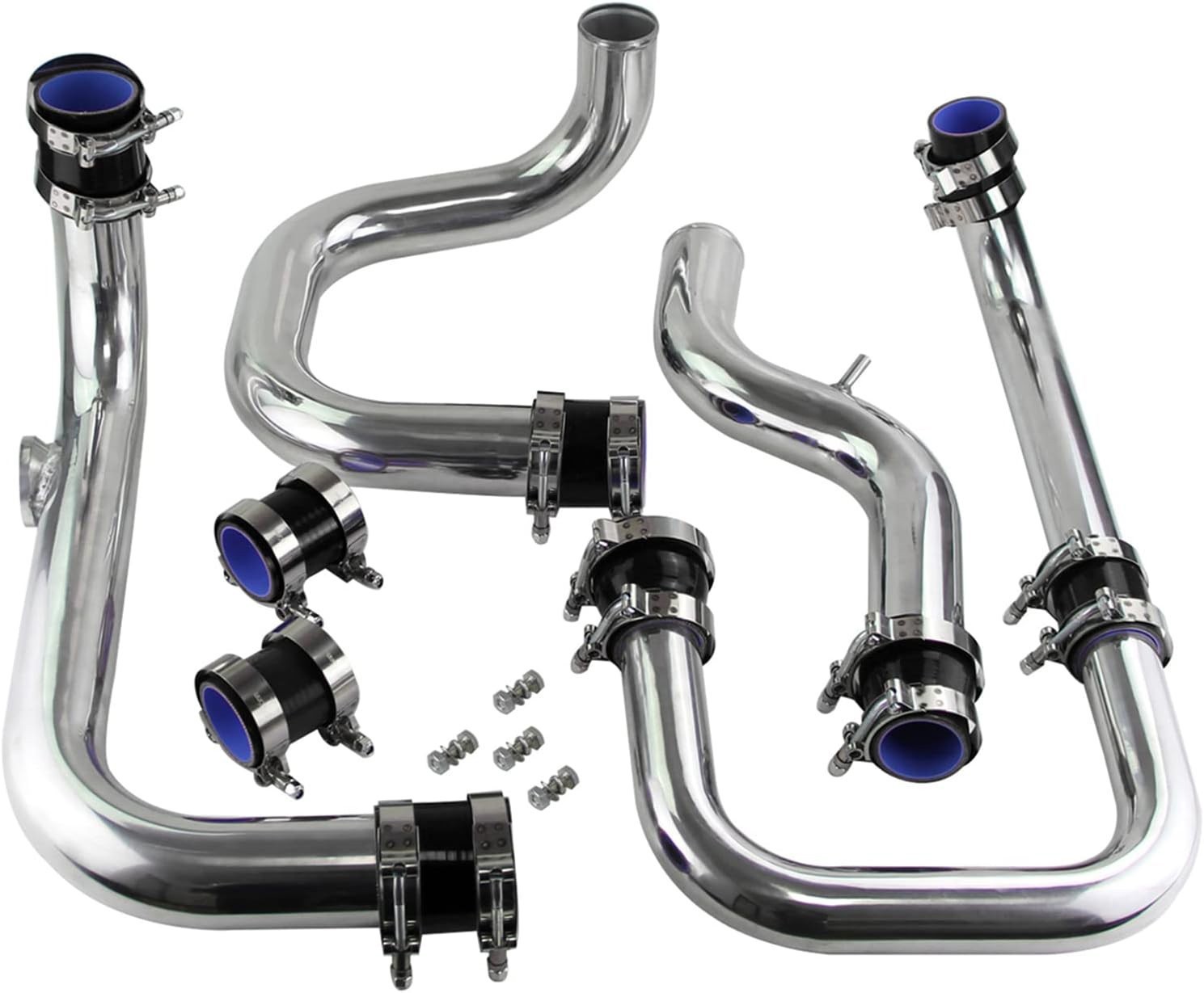 Blue Intercooler Pipe Tube Kit for Honda Civic 1992-2000 Acura Integra 1994-2001
