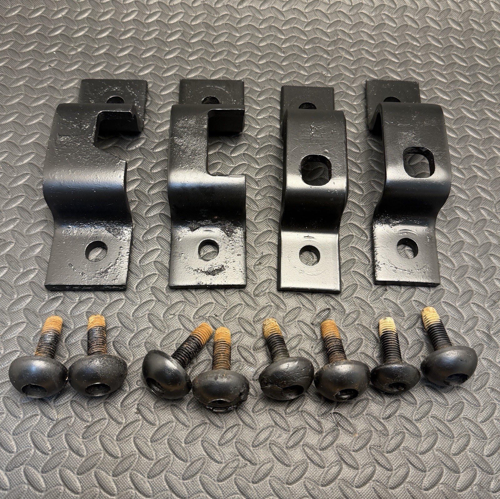 1992-2007 Ford Econoline Van Bench Seat Brackets-E150 E250 E350-OEM Club Wagon 1992-2007 Ford Econoline Van Bench Seat Brackets-E150 E250 E350-OEM Club Wagon