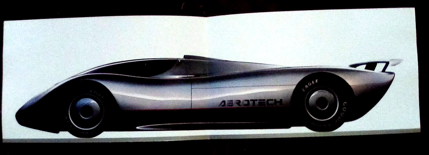1987 1988 Oldsmobile Aerotech Prototype Race Sales Brochure