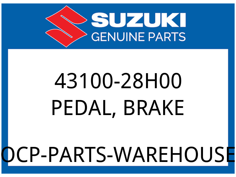 Suzuki OEM Part 43100-28H00 PEDAL, BRAKE