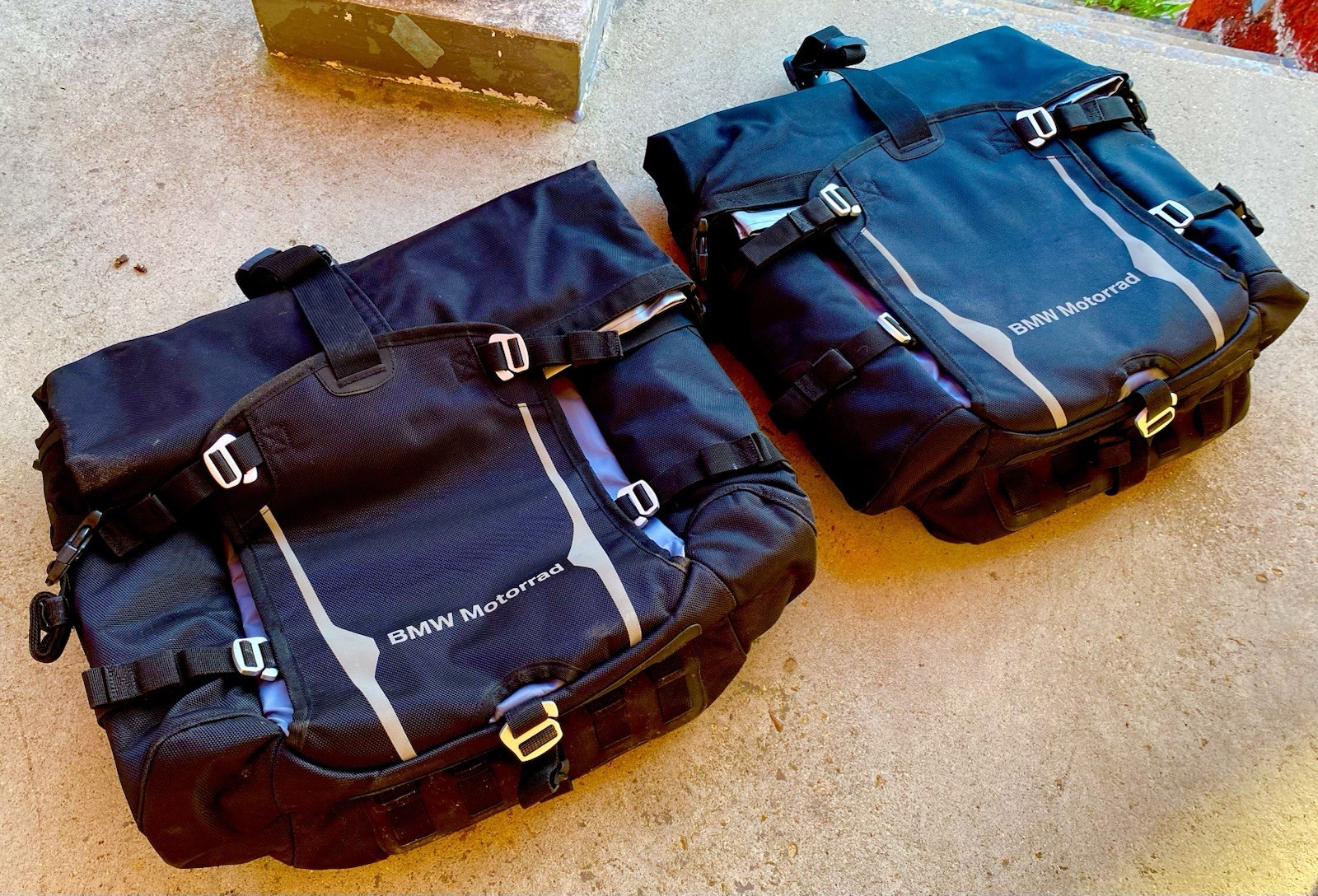 BMW Motorrad Black Collection Side Bag Large