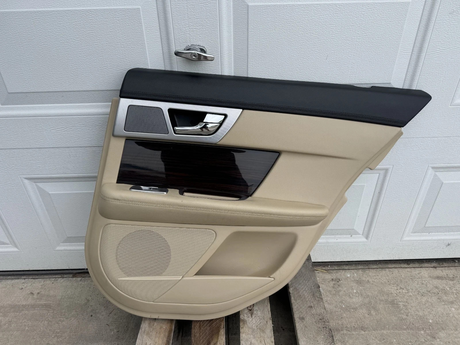 12-15 Jaguar XF XFR Rear Right Passenger Side Interior Door Panel Trim OEM