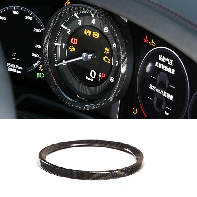 Real Carbon Fiber Car Dashboard Cover Trim Fit for Porsche 911 992 2019-2023