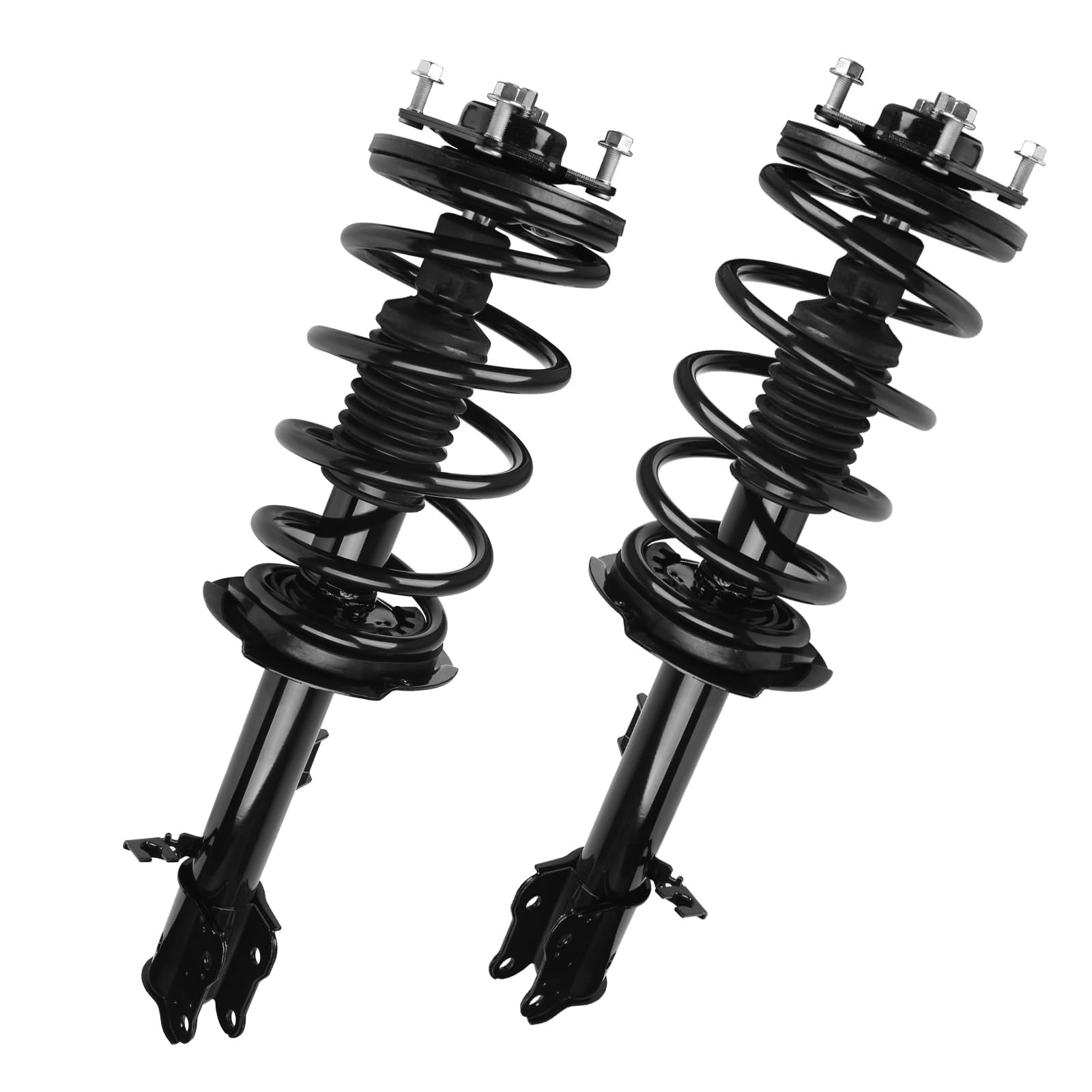 KUSATEC Front Pair Complete Struts Shock Absorber 171594 171593