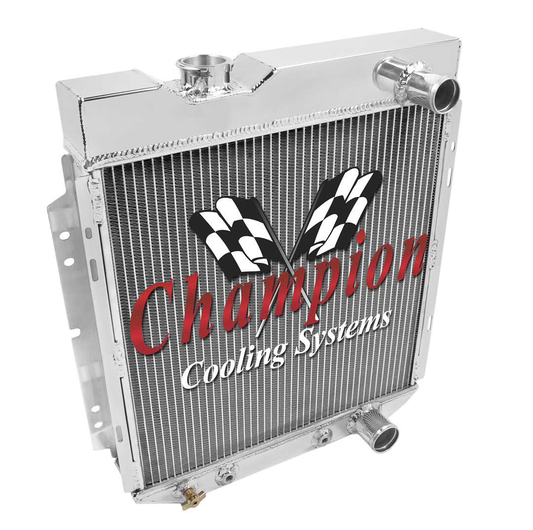 Eagle Racing 3 Row Aluminum Radiator For 1964 - 66 Ford Mustang