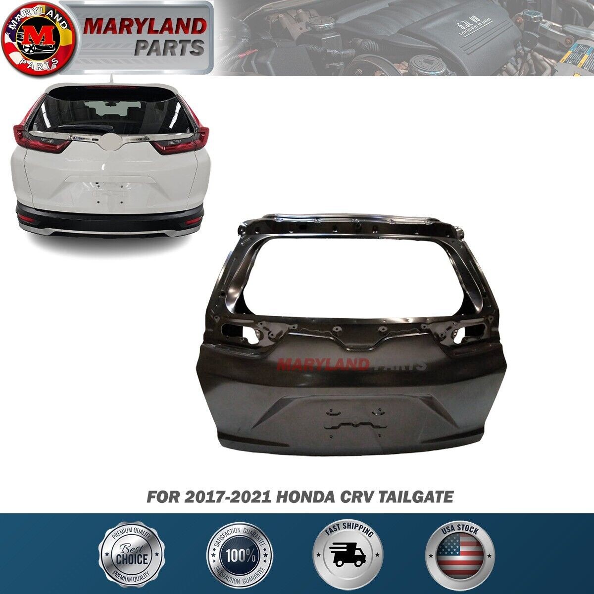 For 2017-2021 Honda CRV Tailgate For 2017-2021 Honda CRV Tailgate