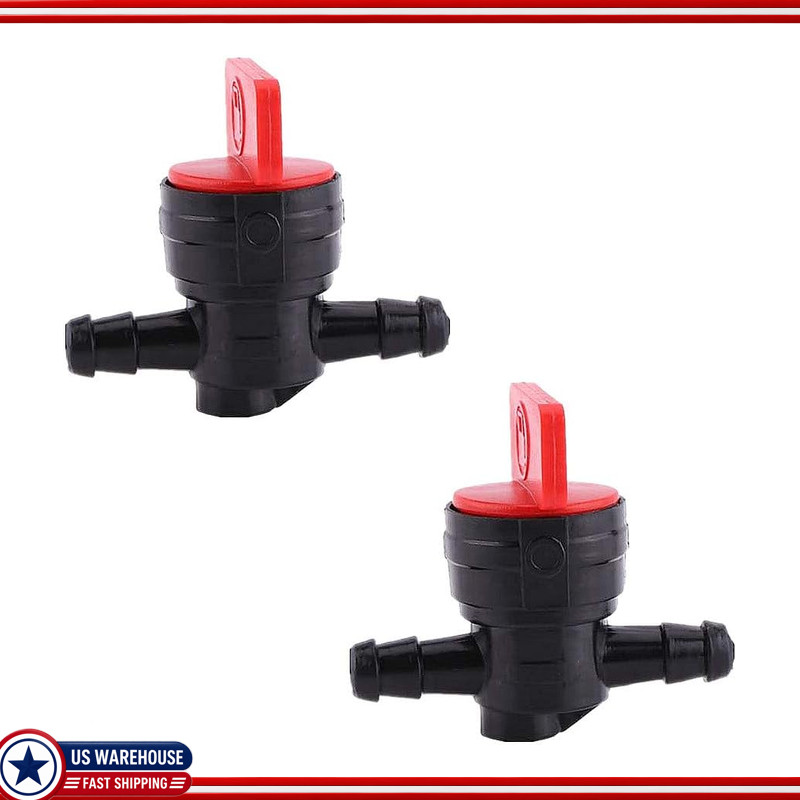 2 Pcs Universal Plastic Motorcycle Petcock Fuel Shut Off Valve 1/4 Inline On/Off 2 Pcs Universal Plastic Motorcycle Petcock Fuel Shut Off Valve 1/4 Inline On/Off