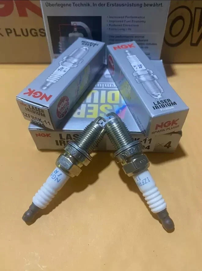 4x NGK 6994 IZFR6K11 Laser Iridium Spark Plugs For Acura Honda Accord Civic CRV