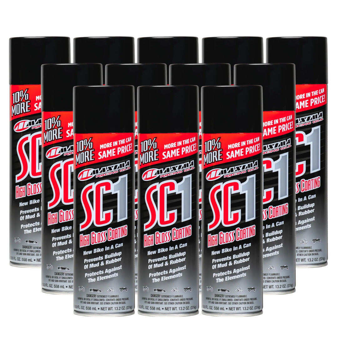 Maxima Racing Oils SC1 Detailer High Gloss Clear Coat Cans - 12 PACK