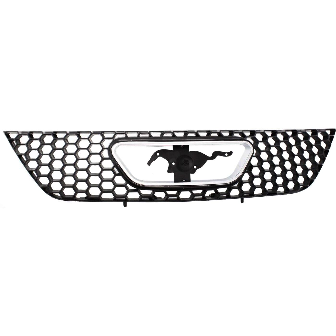 Grille For 99-2004 Ford Mustang Textured Black Plastic