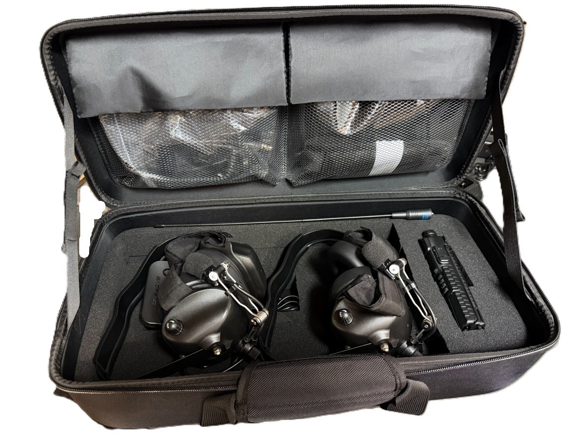 The TrailFreqs™ rugged programmed kit with 2 Headsets - FULL KIT