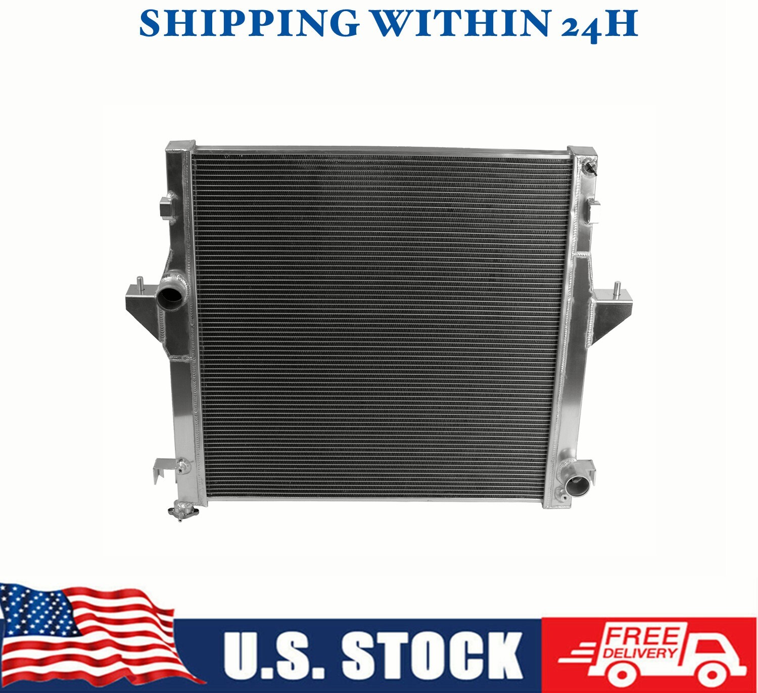 3ROWS All Aluminum Radiator For 2003-2009 Dodge Ram 2500 3500 6.7L 5.9L DPI:2711