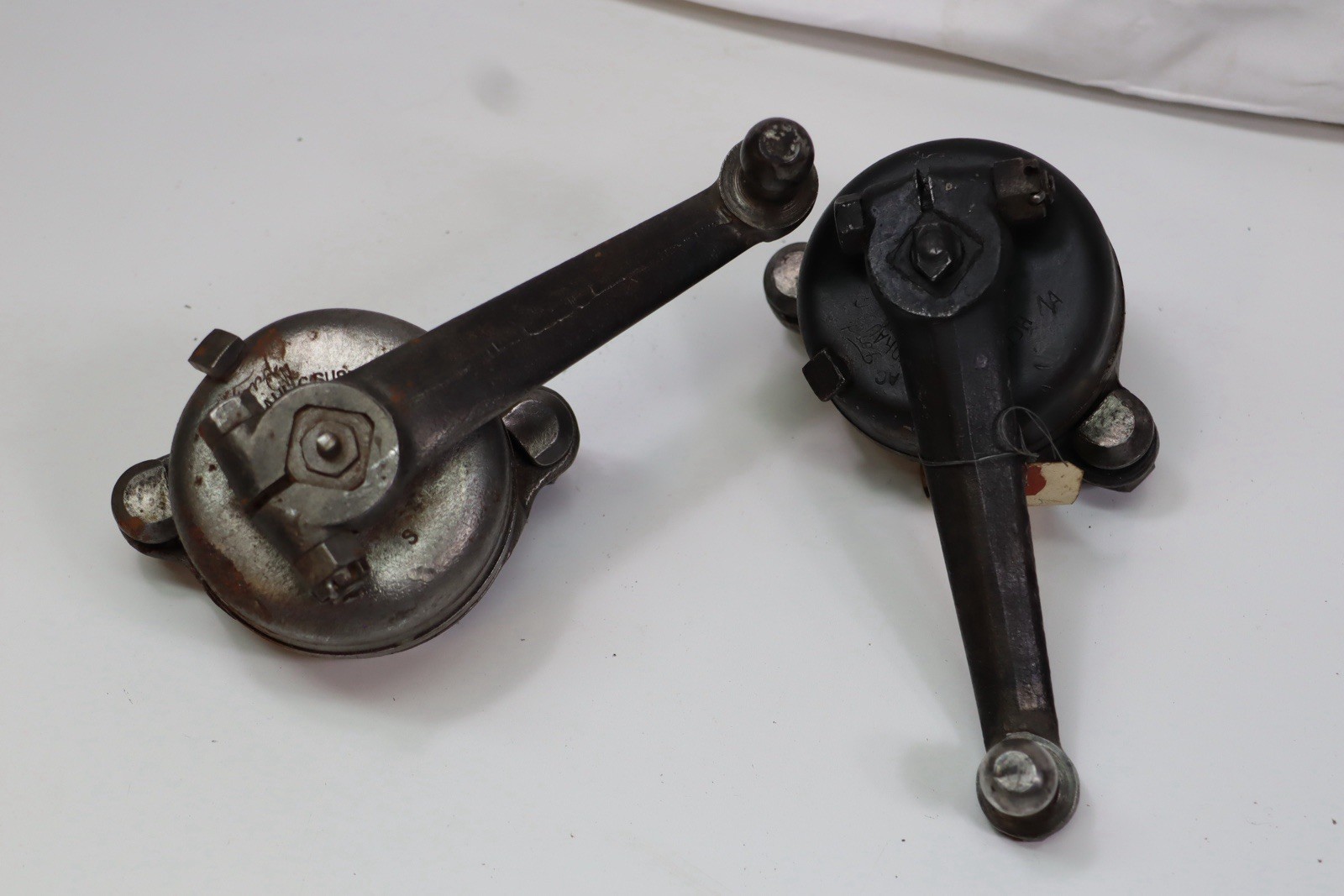 Pair Of Ford Script Early 1928 Ford Model A Front Shocks Pair Of Ford Script Early 1928 Ford Model A Front Shocks