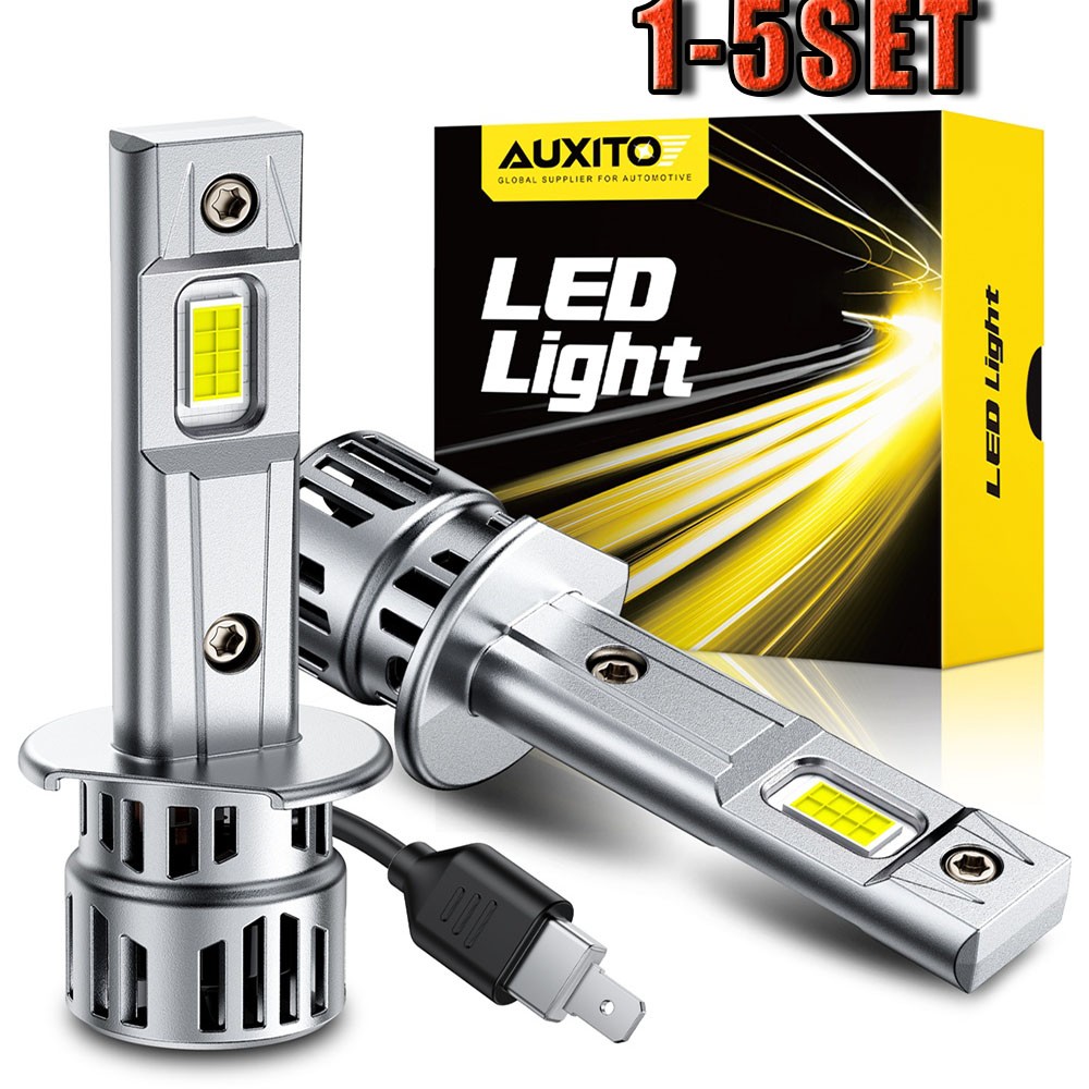 20000LM 400% Brightness Super Bright Fog Light M6S AUXITO H1 LED Bulb 2-10X