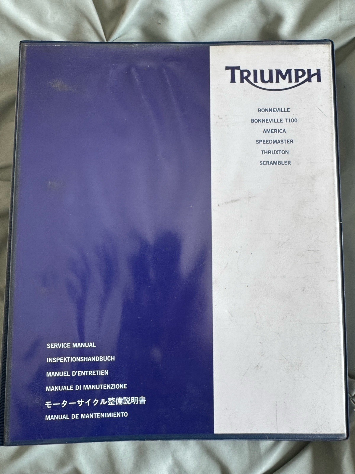 2006 Triumph Bonneville T100 Service Manual Factory OEM 2006 Triumph Bonneville T100 Service Manual Factory OEM