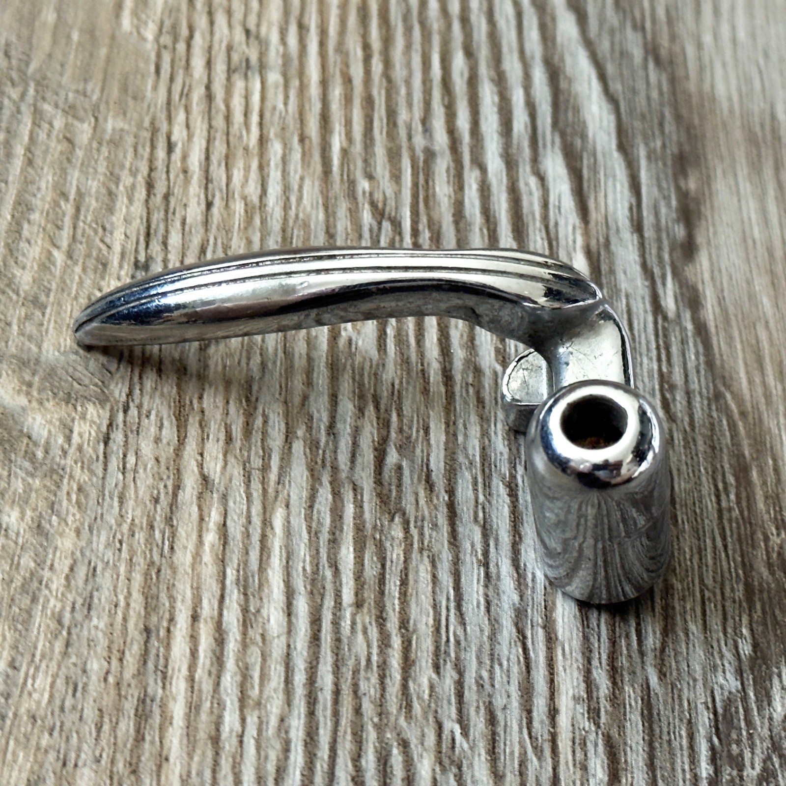 Vintage Antique Car Truck Auto Vent Window Lever Handle Chrome Read