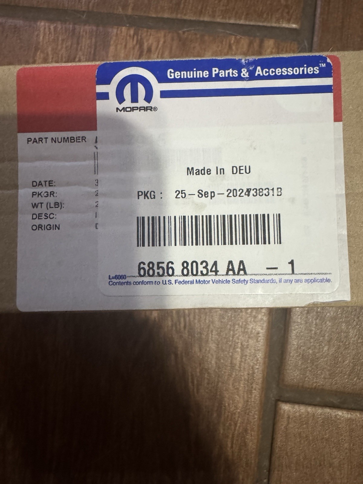 Genuine Mopar Cummins Fuel Injector 68568034AA 2022-2024 6.7L RAM 3500 Diesel